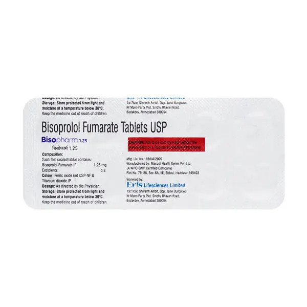 Bisopharm 1.25mg Tablet